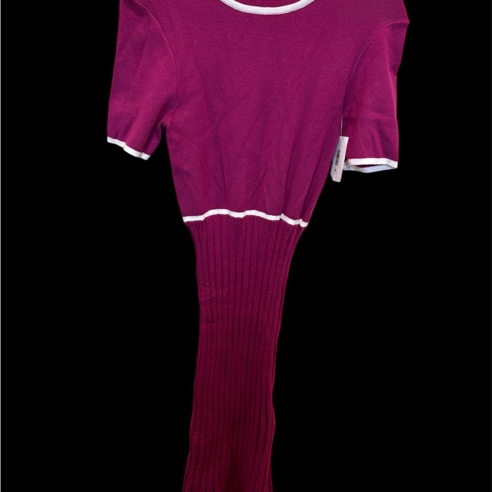 Alexia Admor Fuchsia Ribbed Pencil Dress size M NWT Read description - Picture 2 of 6